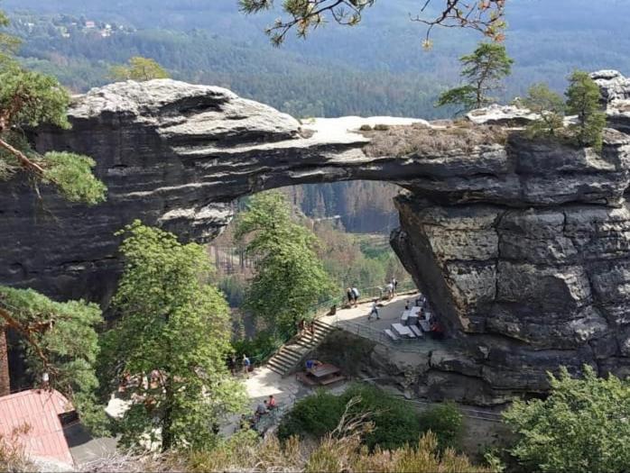 Das Ferienhaus Mit Aussicht بيرنا المظهر الخارجي الصورة